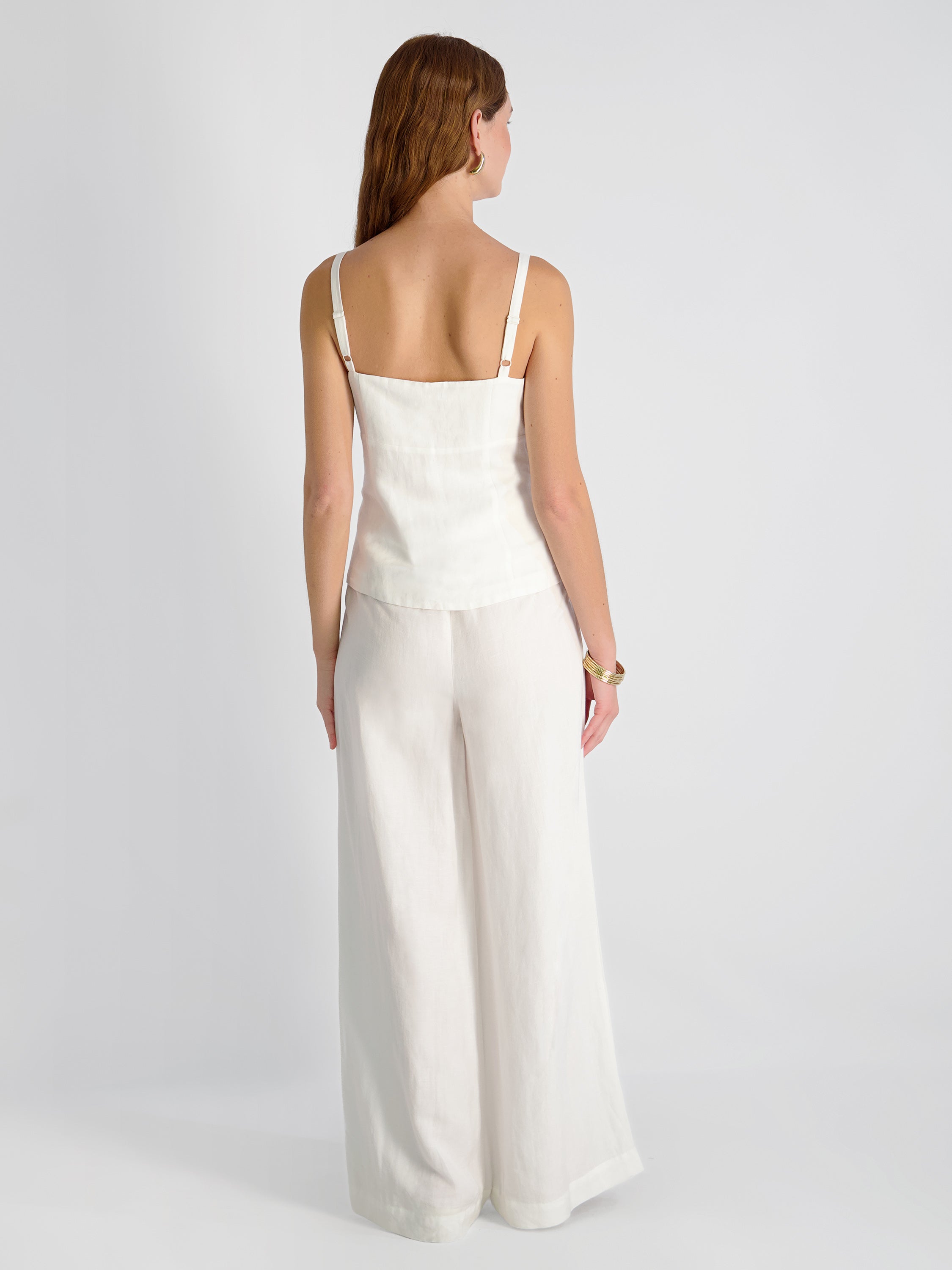 COOPER LINEN TAILORED CAMI VIEW 3