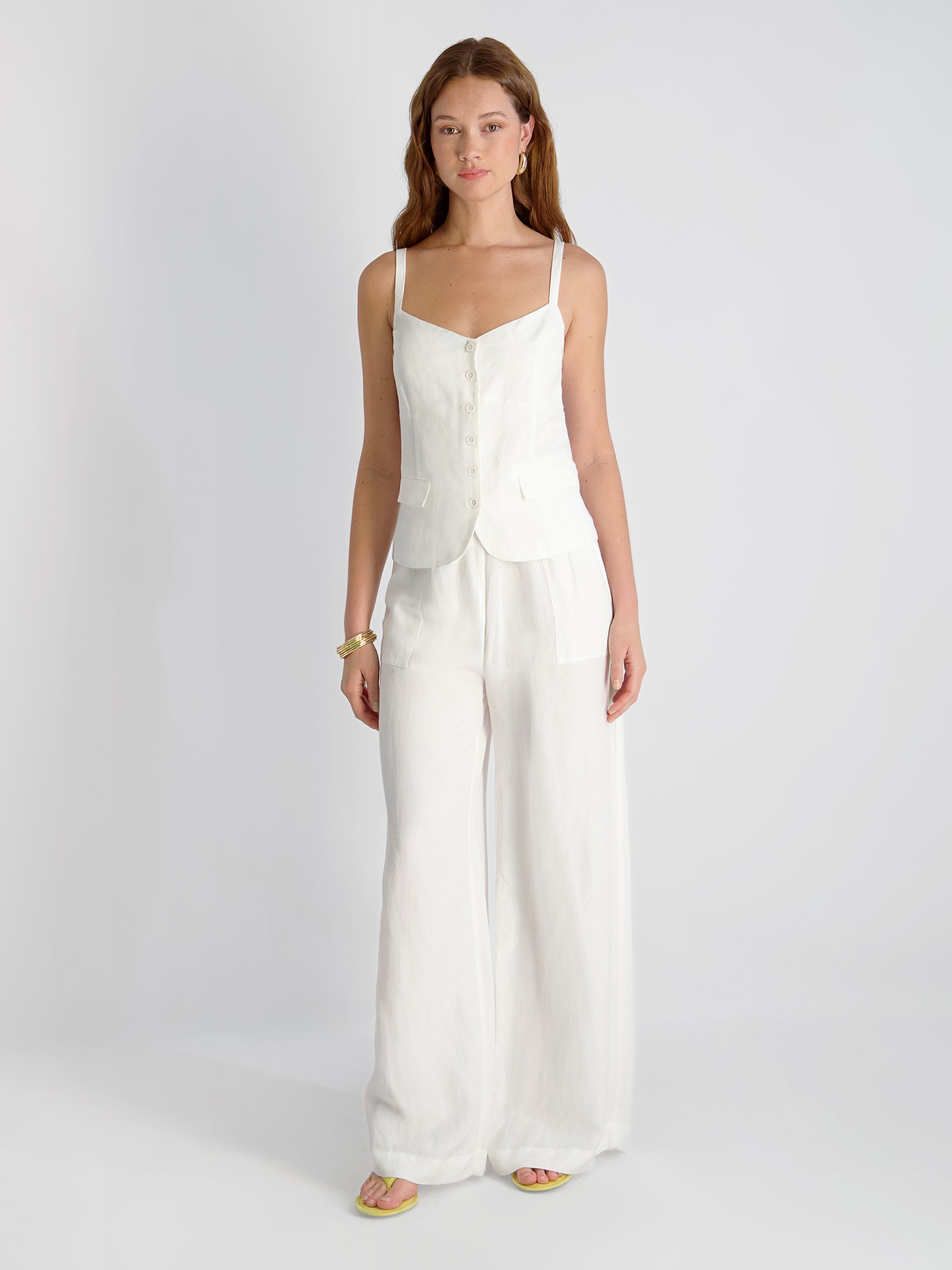 COOPER LINEN TAILORED CAMI VIEW 5