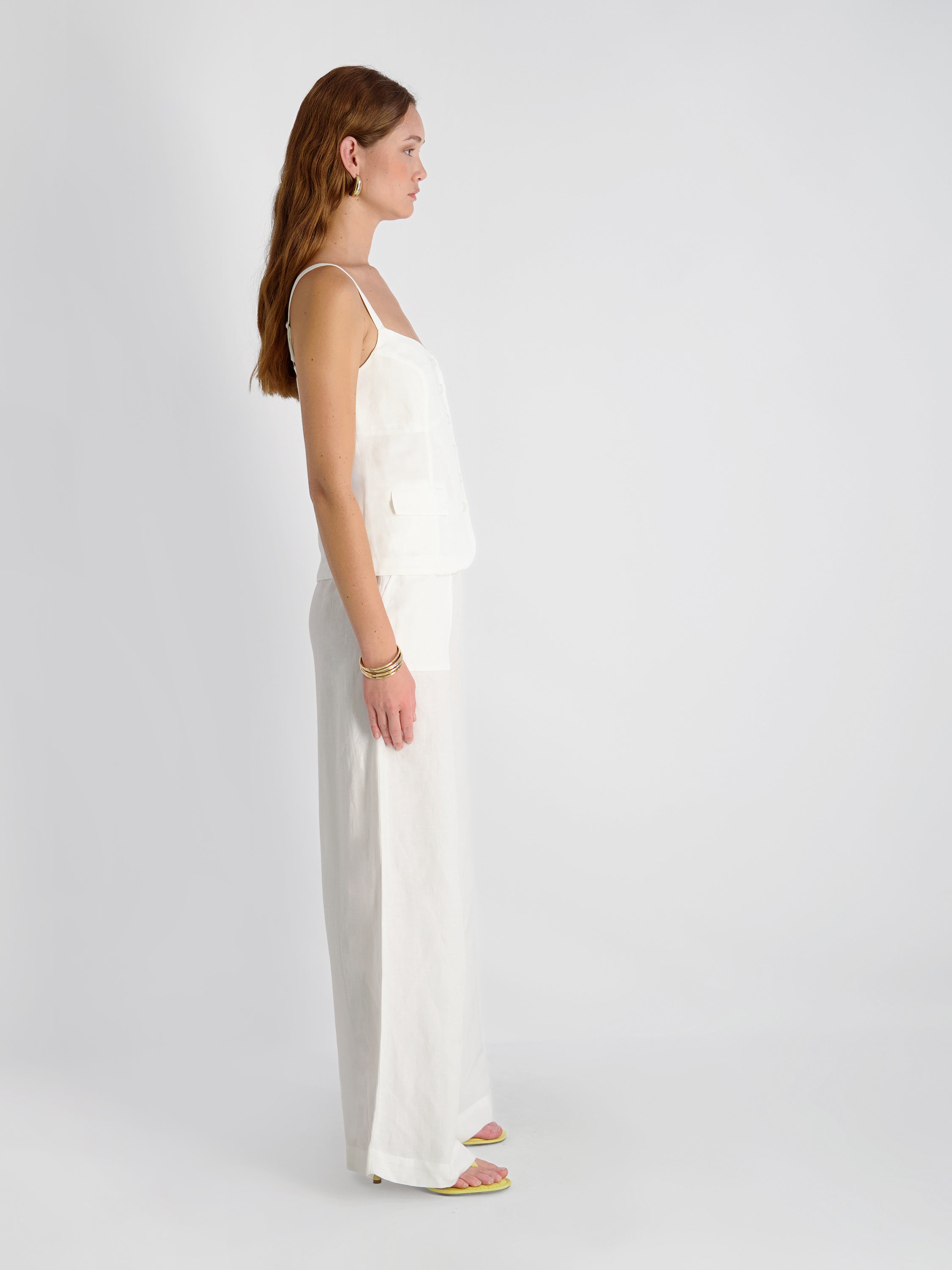 COOPER LINEN TAILORED CAMI VIEW 4