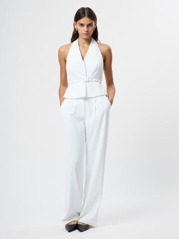 Harry Suiting Belted Halter Top