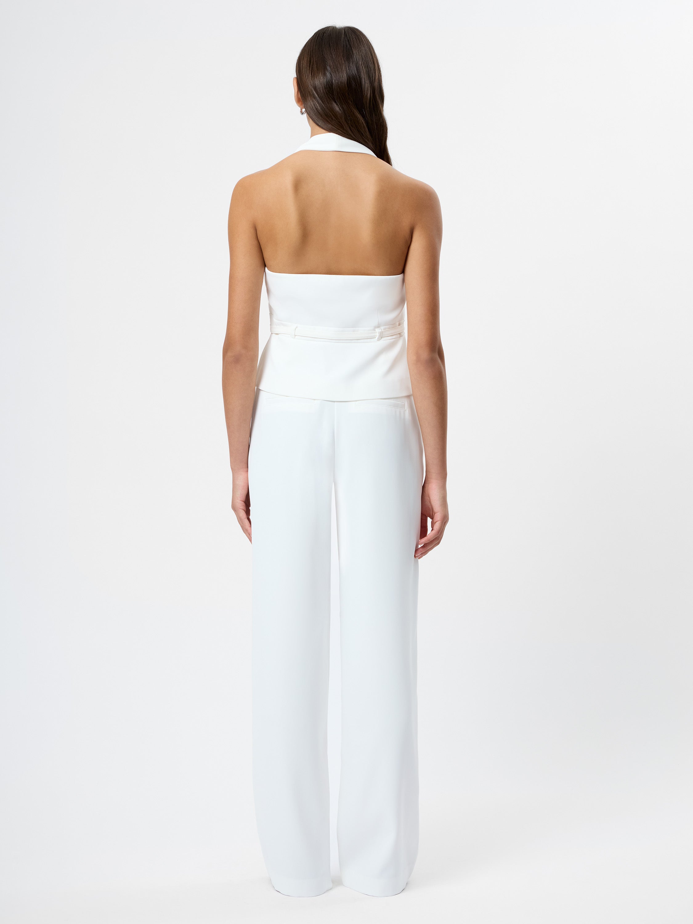 HARRY SUITING BELTED HALTER TOP VIEW 3