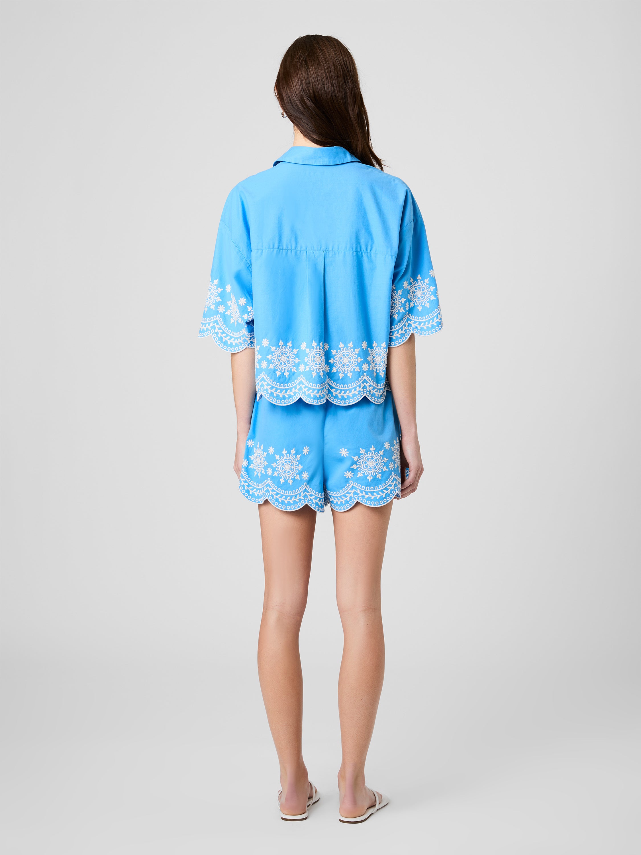 ALISSA COTTON EMBROIDERED POPOVER VIEW 5
