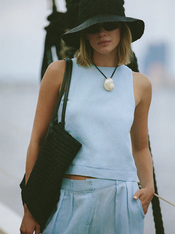 Birdie Linen Swing Top