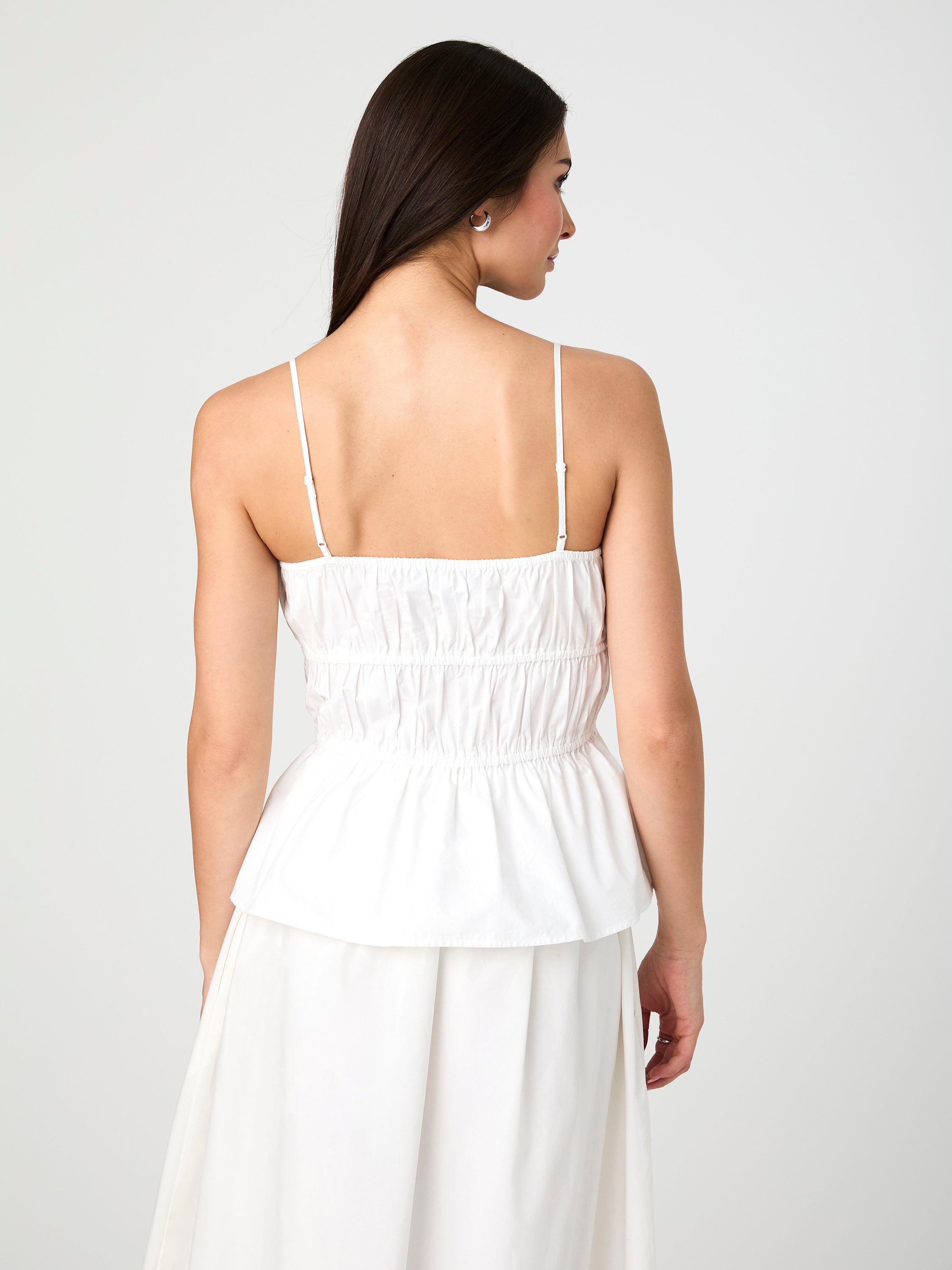 the toeのPericles Peplum Top ホワイトのsサイズです！ Pericles Peplum Top – THE TOÉ