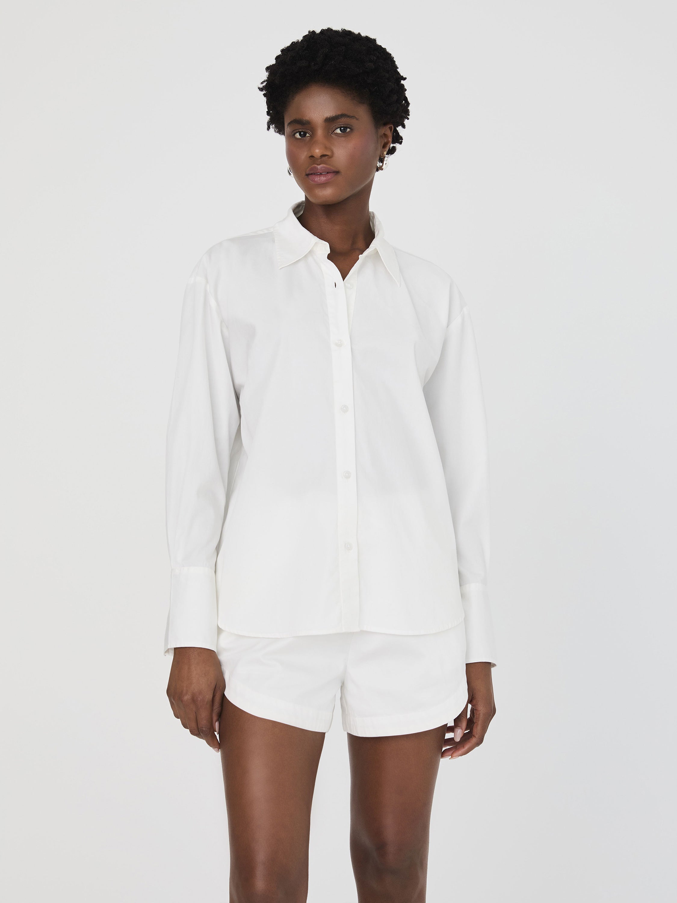Alexis Cotton Shirt Summer White | French Connection US