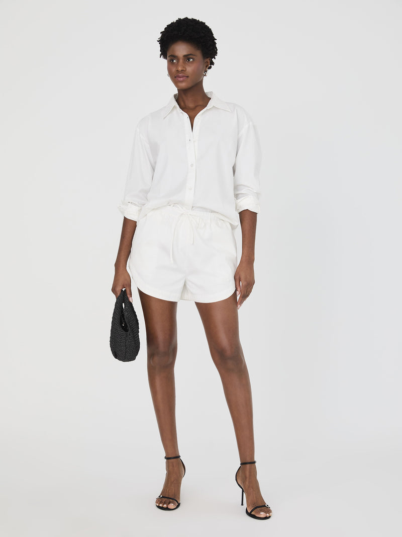 Alexis Cotton Shirt Summer White | French Connection US Alexis Cotton Shirt Summer White | French Connection US
