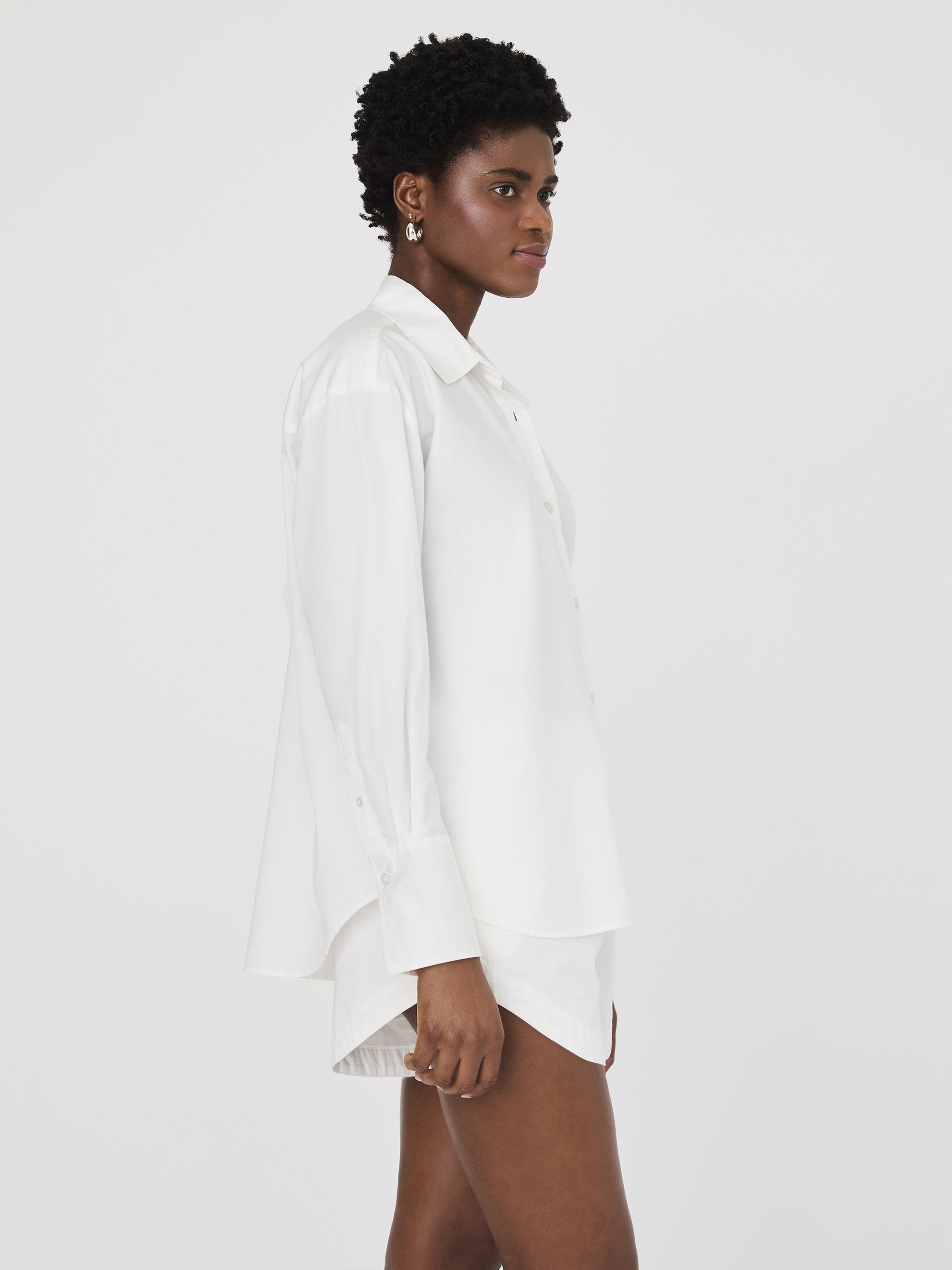 Alexis Cotton Shirt Summer White | French Connection US