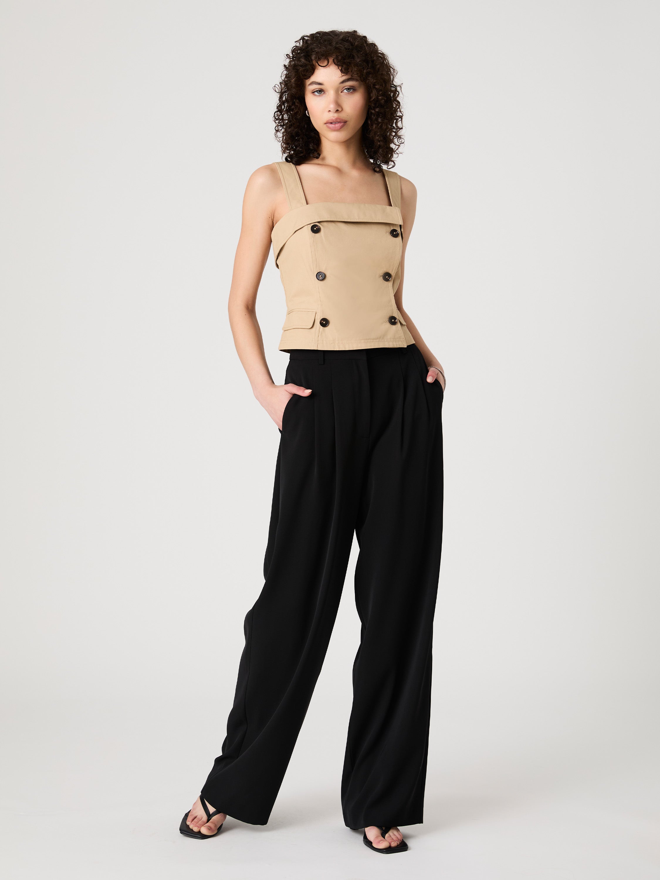 Lightweight Trench Top