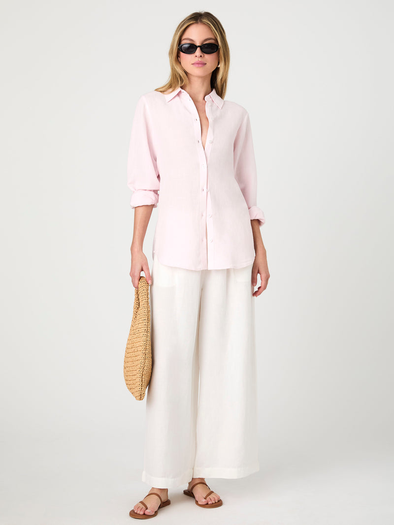 Birdie Linen Oversized Shirt