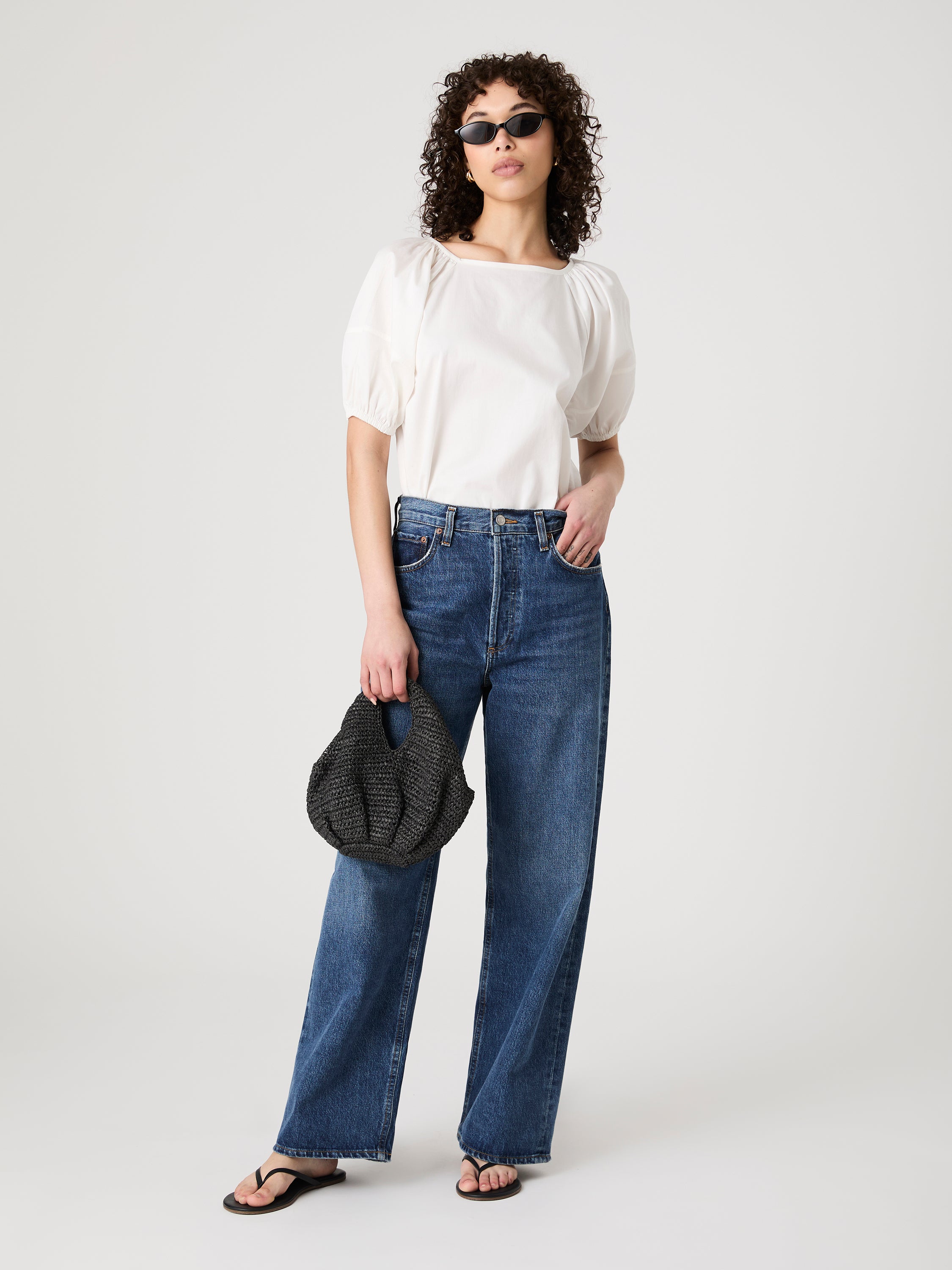 Alexis Raglan Puff Sleeve Top