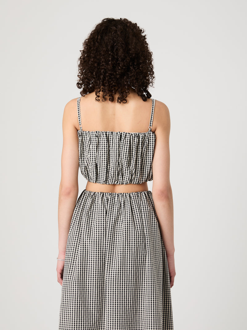 Gingham Crop Top