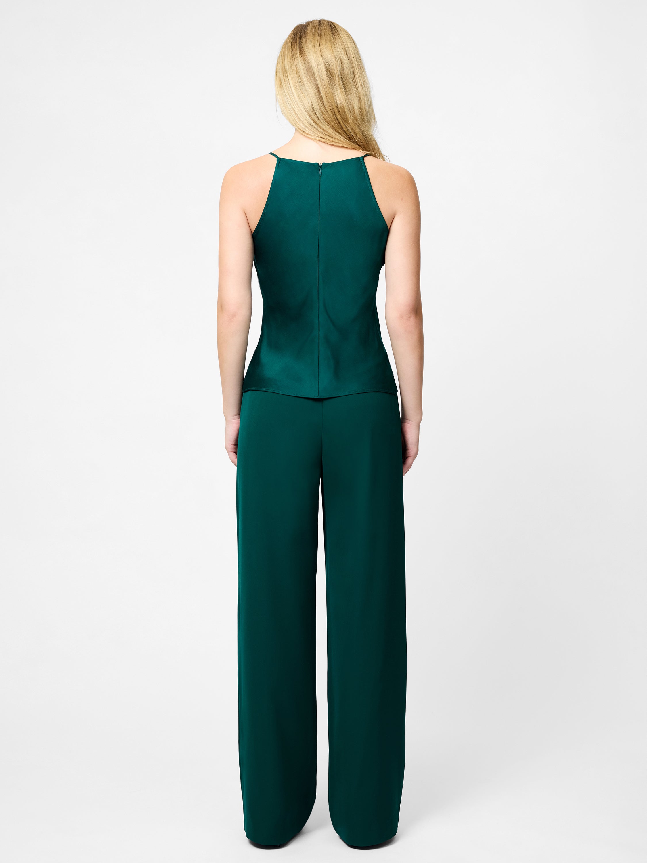 Ennis Satin Cowl Neck Top