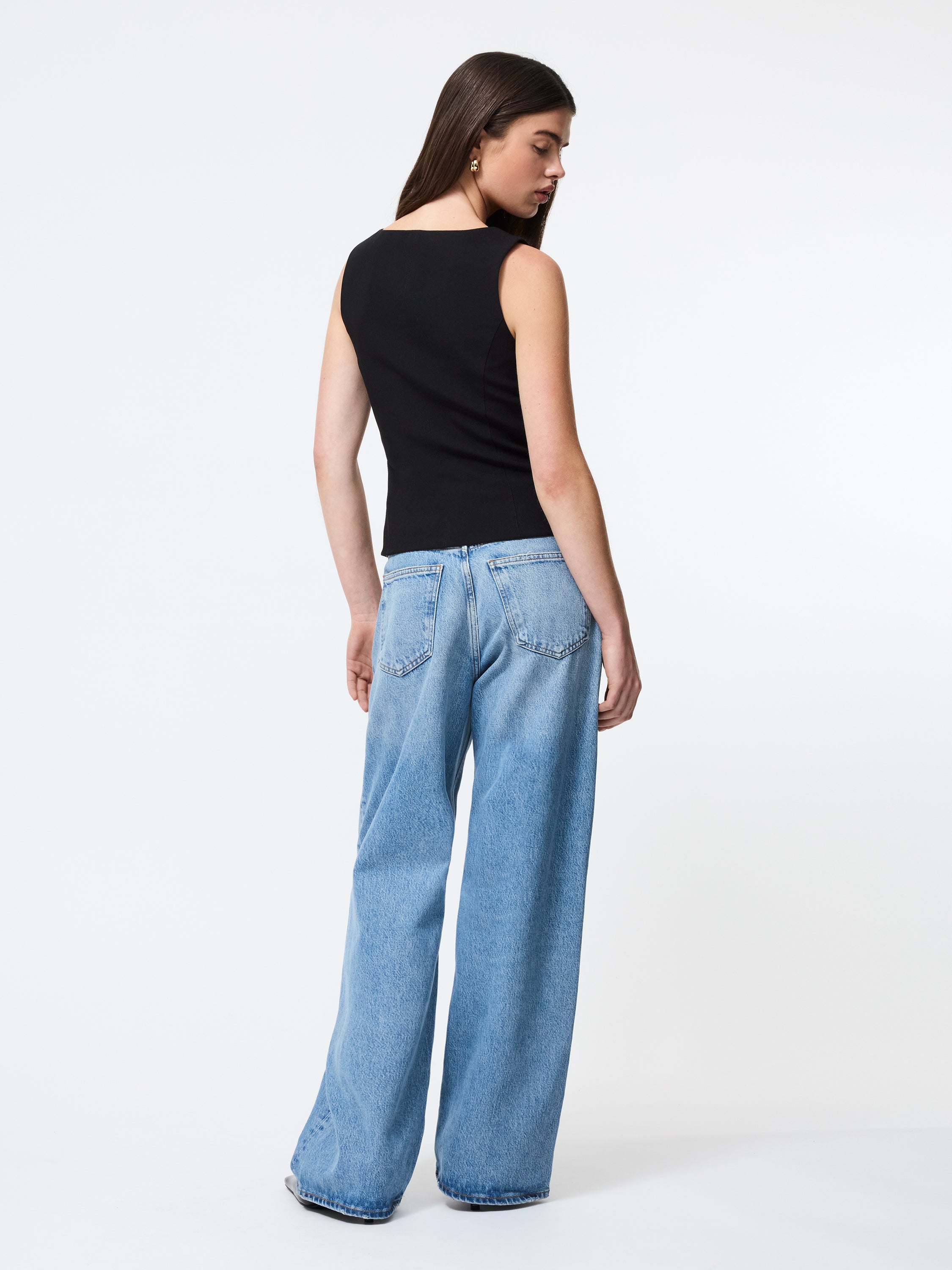Azra Twill Two Pocket Top