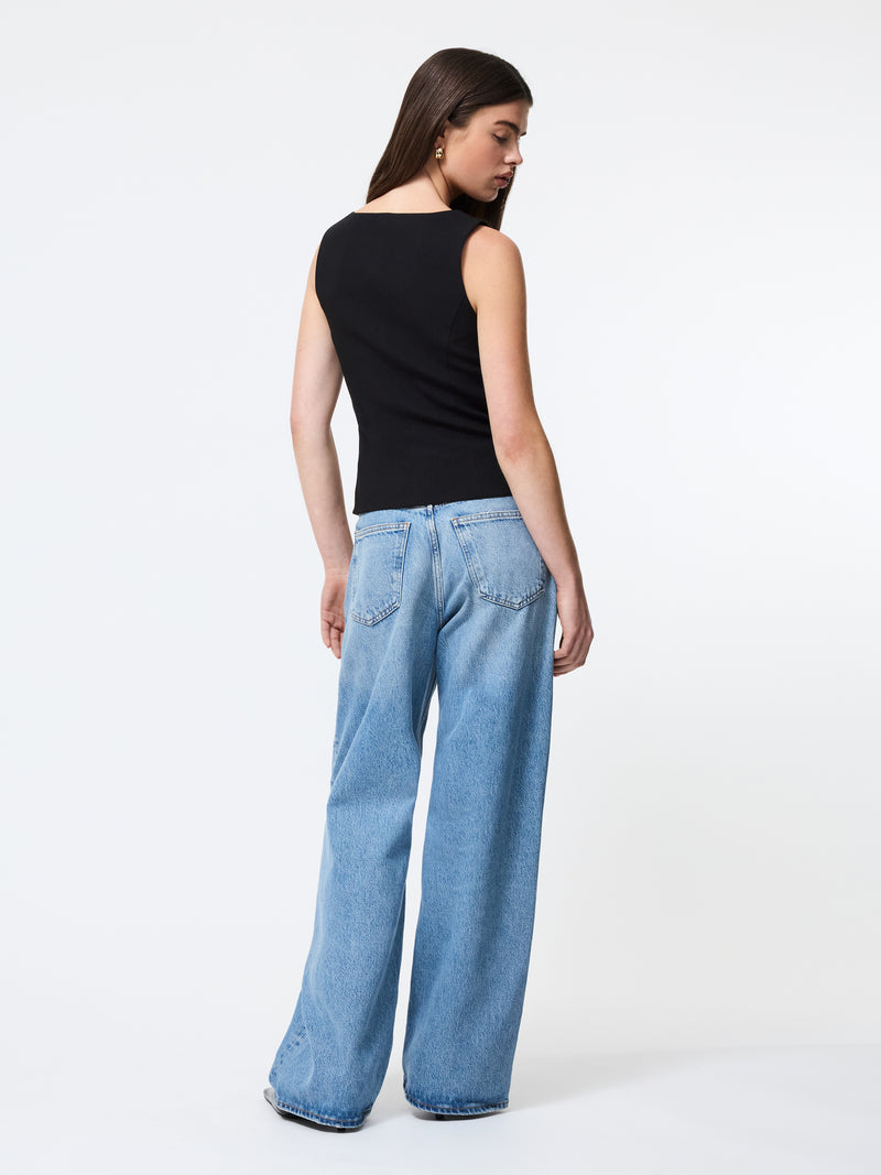 Azra Twill Two Pocket Top
