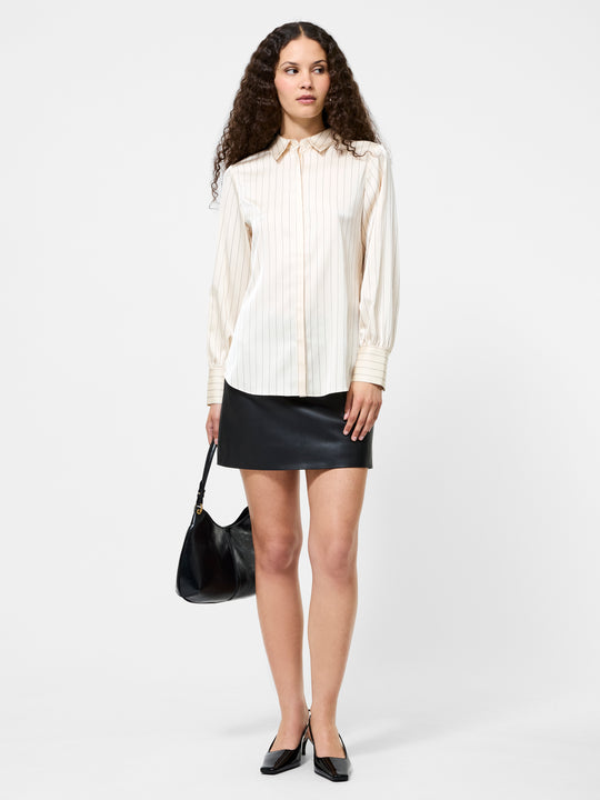 Satin Pinstripe Shirt
