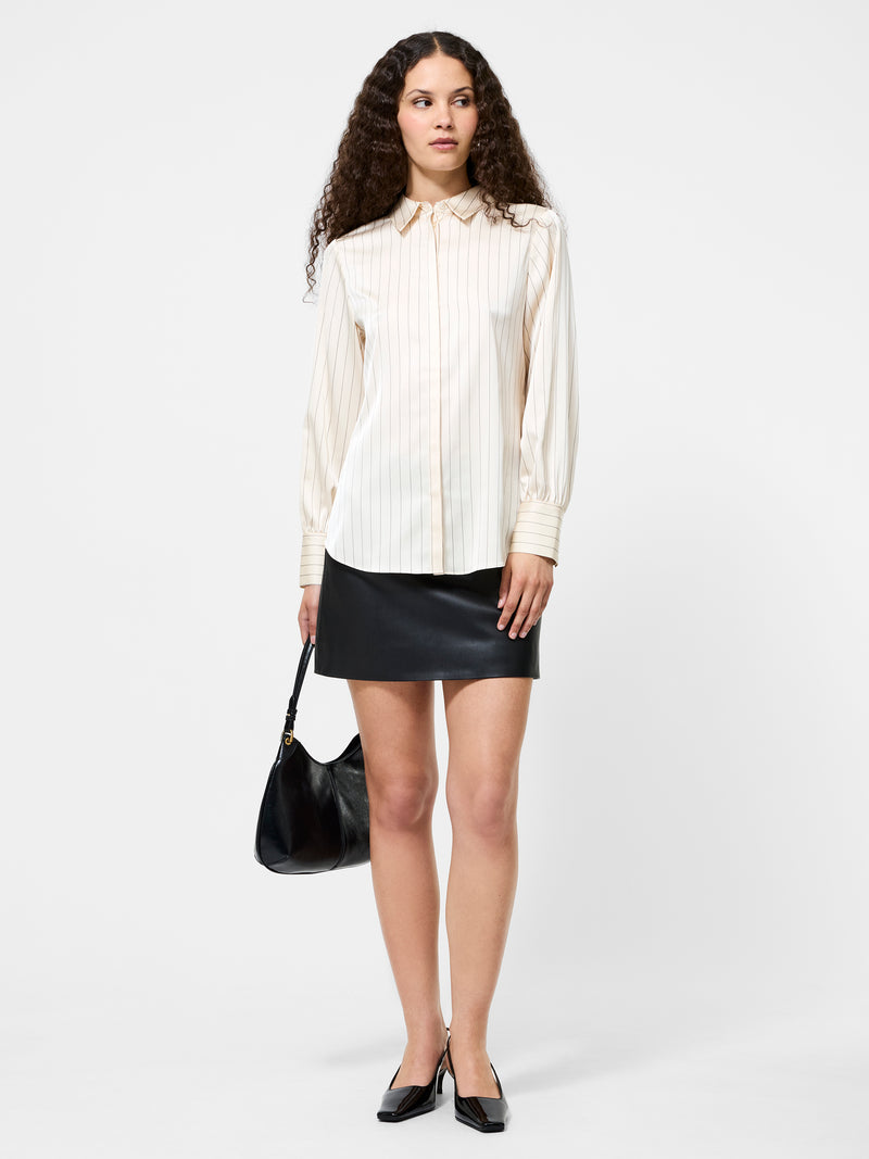 Satin Pinstripe Shirt