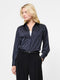 Satin Pinstripe Shirt