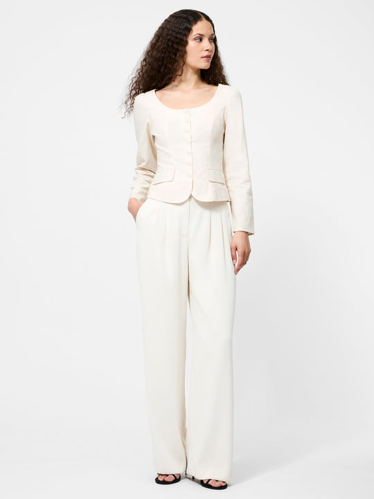 Inga Poplin Scoop Neck Top