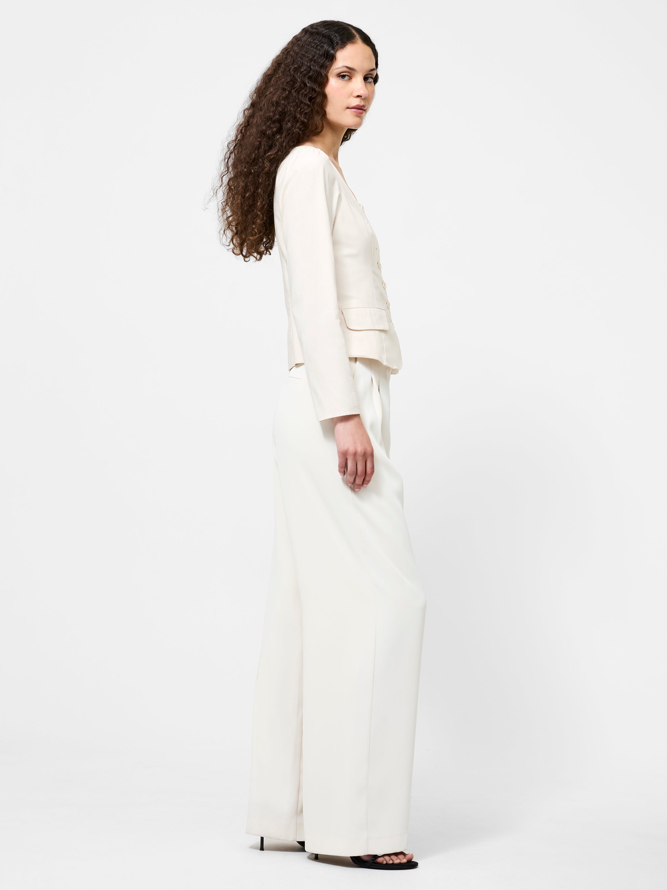 Inga Poplin Scoop Neck Top