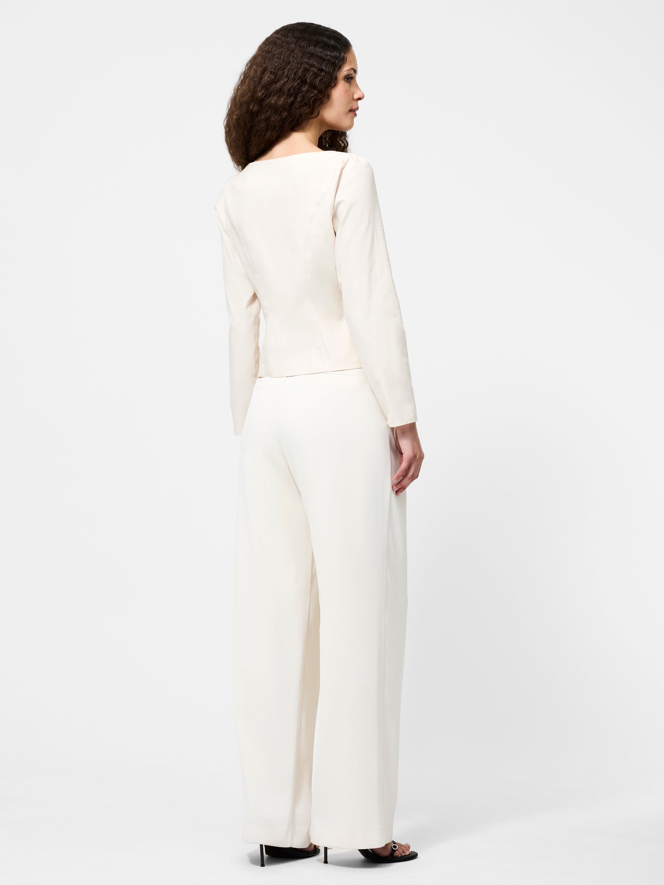 Inga Poplin Scoop Neck Top