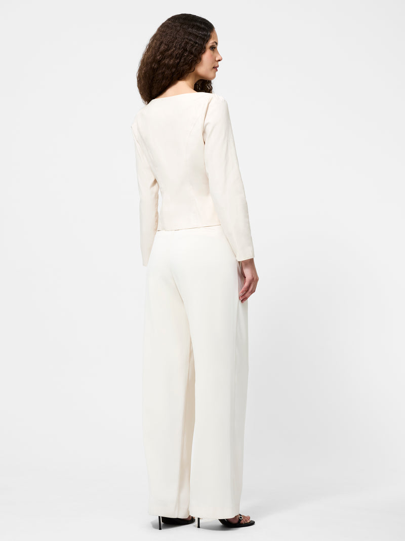 Inga Poplin Scoop Neck Top