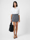 Minka Pinstripe Mini Skirt