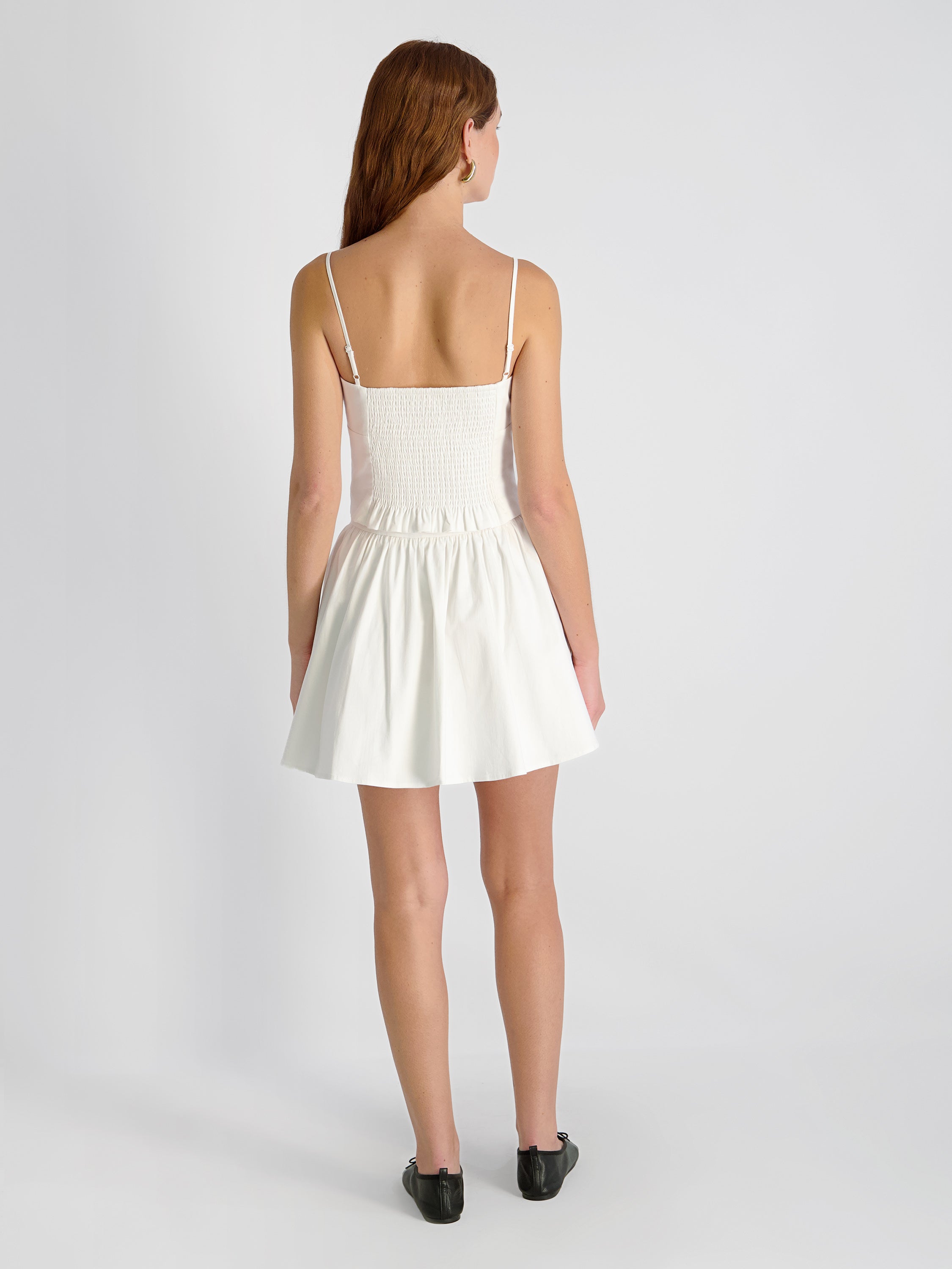 COTTON SATEEN MINI SKIRT VIEW 6