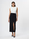 Harry Suiting Slit Midi Skirt