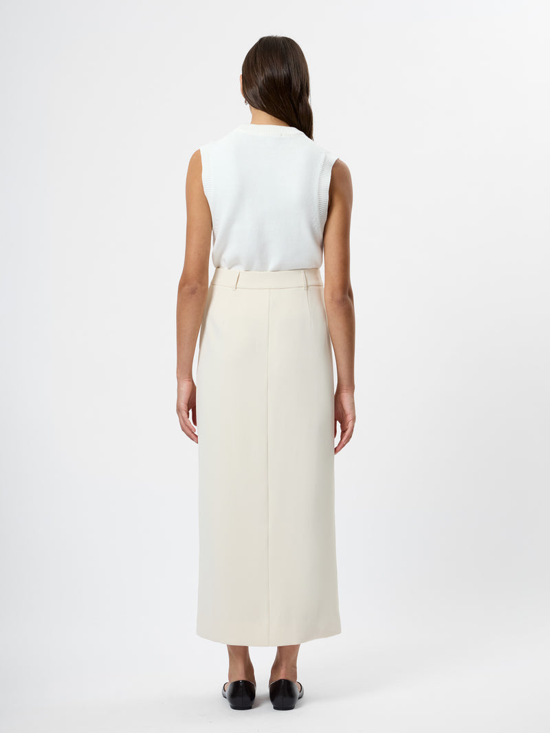 Harry Suiting Slit Midi Skirt