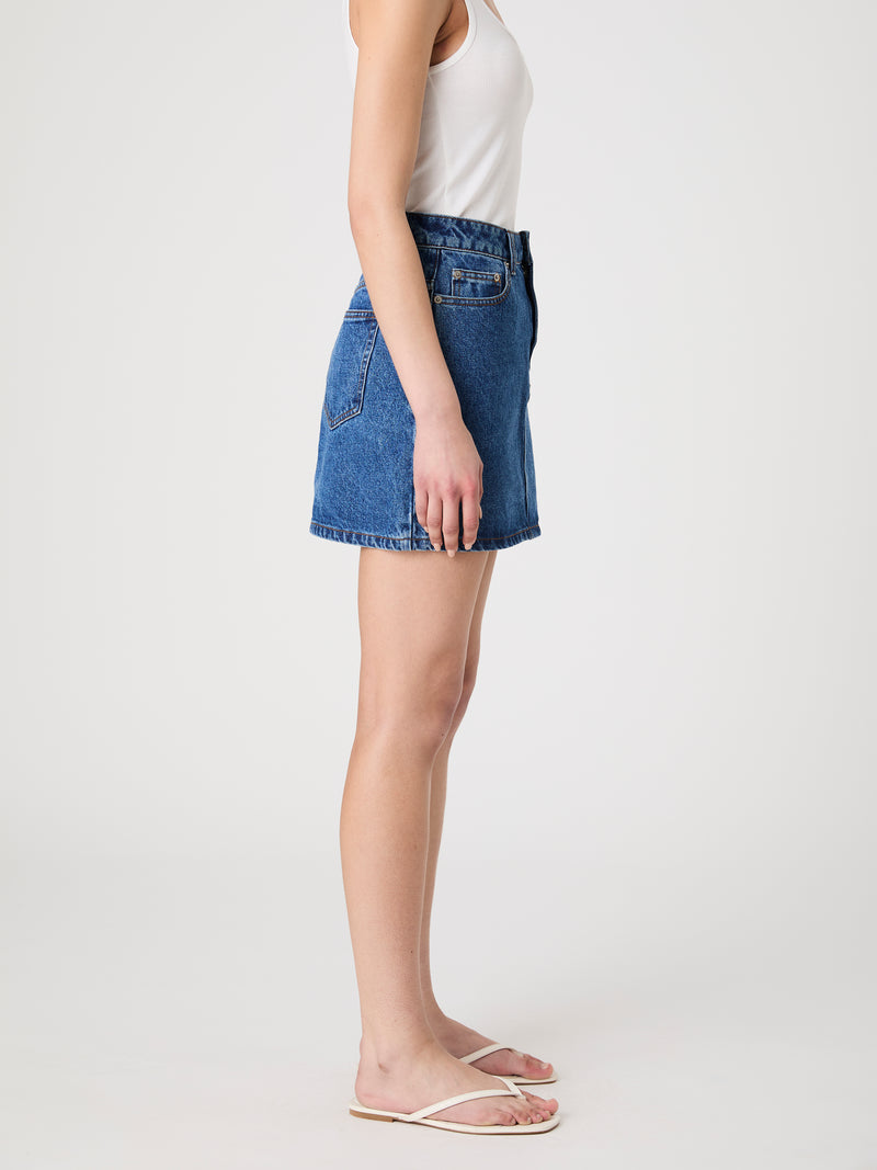 Dallas Denim Mini Skirt