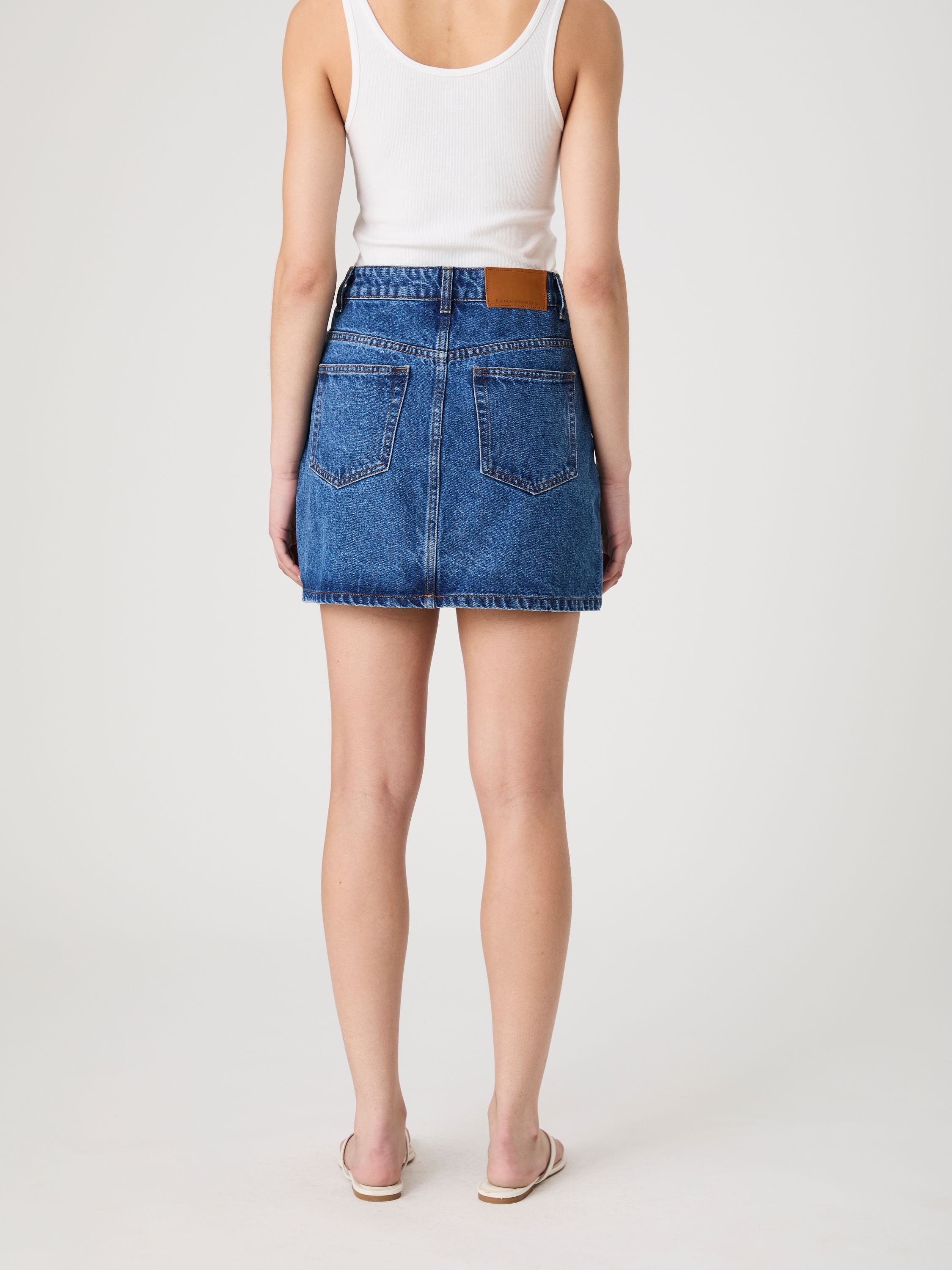 Dallas Denim Mini Skirt