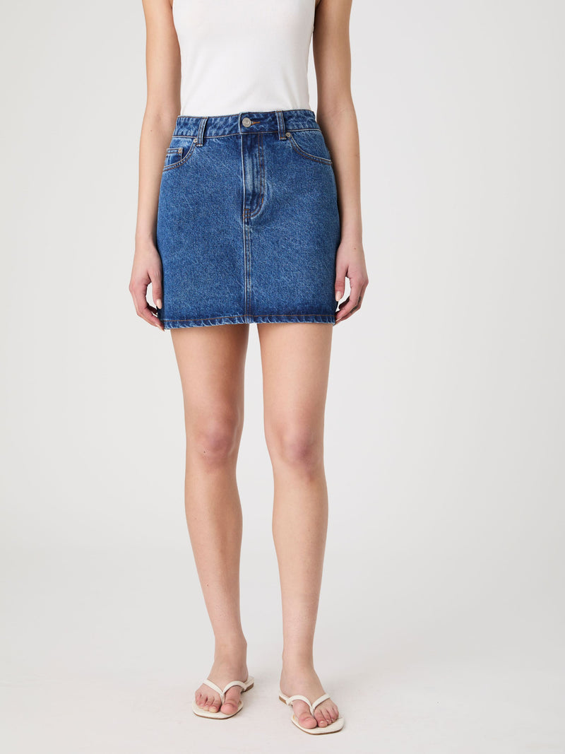 Dallas Denim Mini Skirt