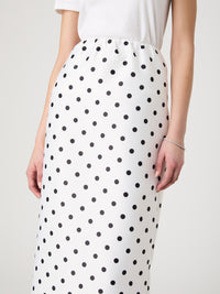 Polka Dot Maxi Skirt