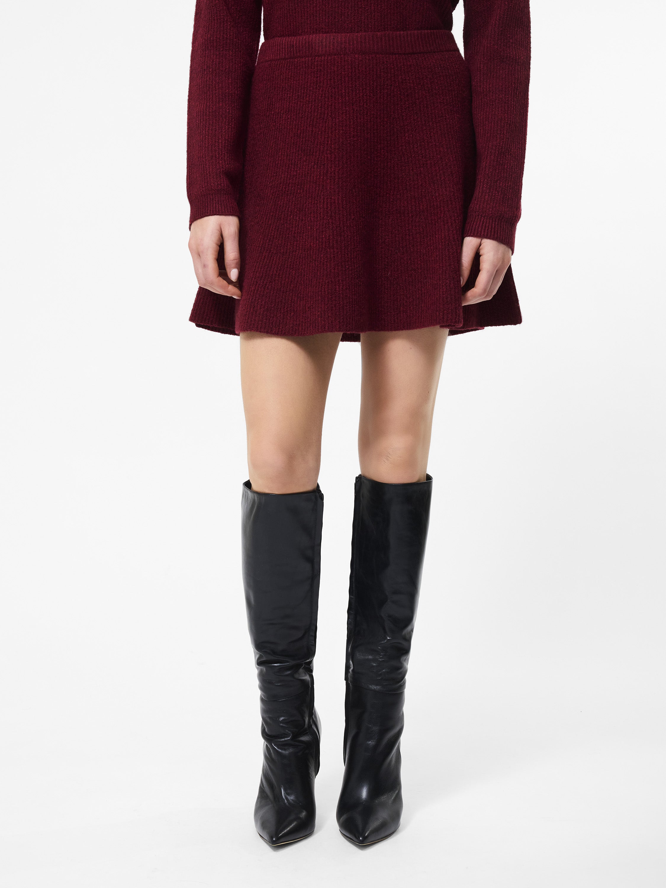 Vhari Knit Mini Skirt