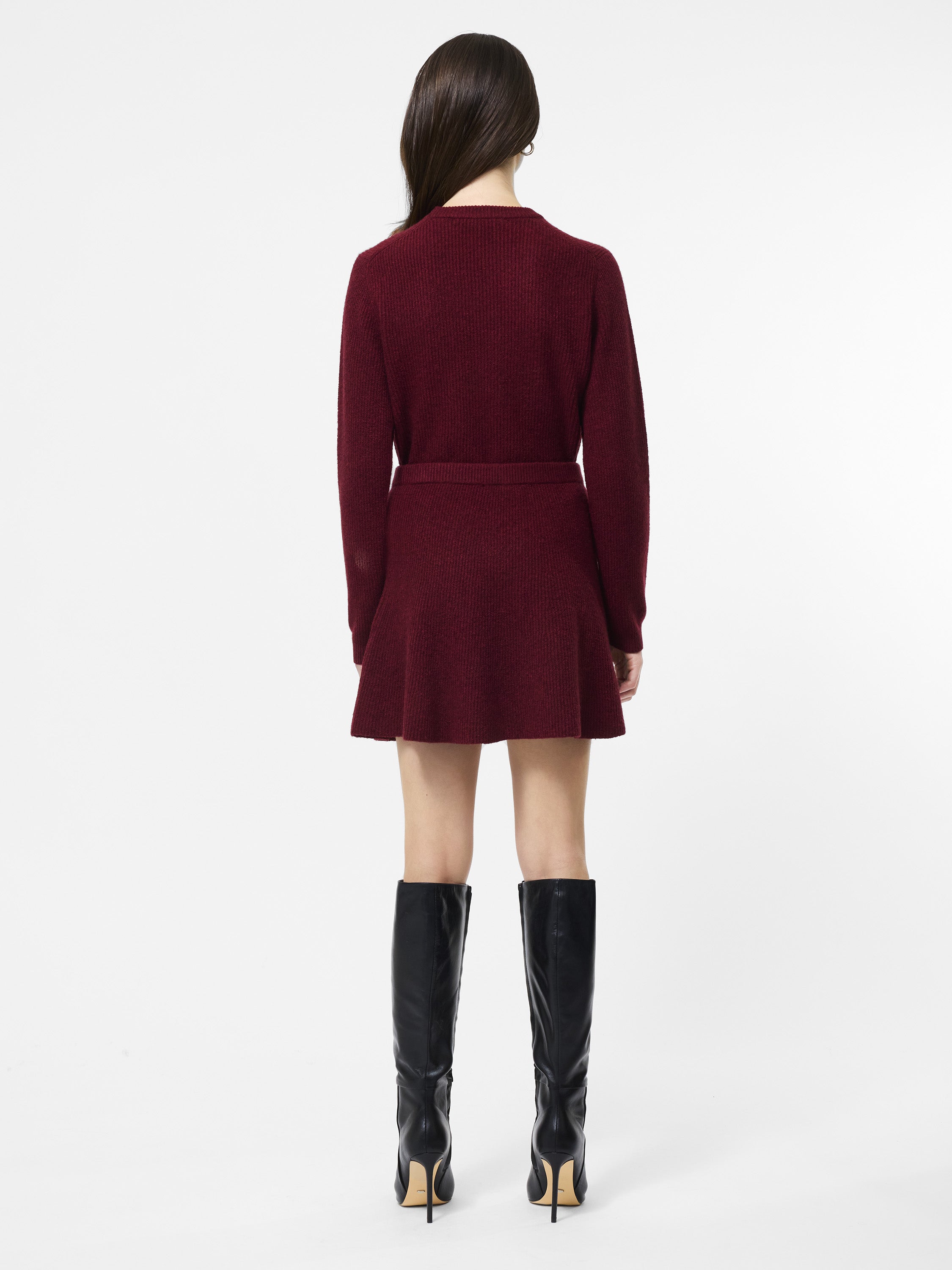 Vhari Knit Mini Skirt