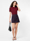 Melba Plaid Suiting Mini Skirt