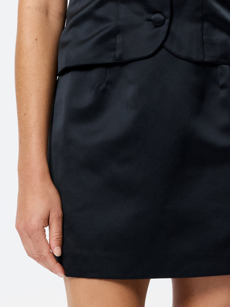 Jaxon Satin Mini Skirt
