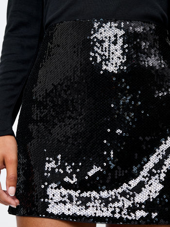 Sadie Sequin Mini Skirt