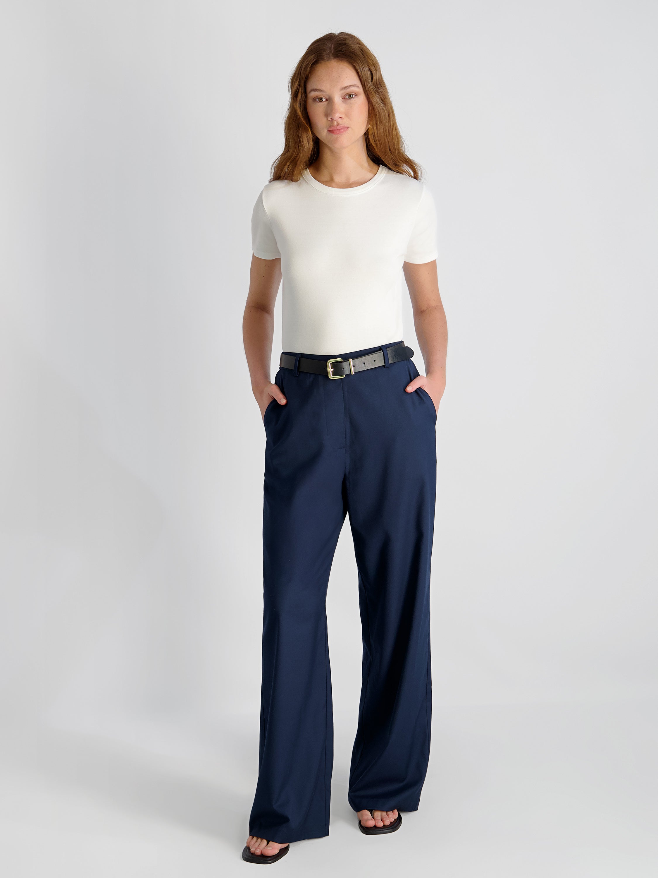 LIGHTWEIGHT TWILL RELAXED TROUSERS VIEW 5 | Pants