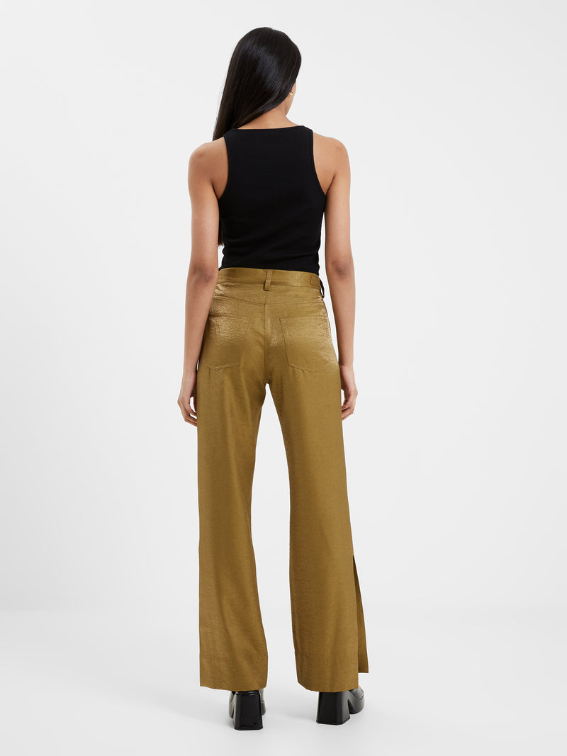 Cammie Shimmer Flare Trousers Nutria Connection | US French