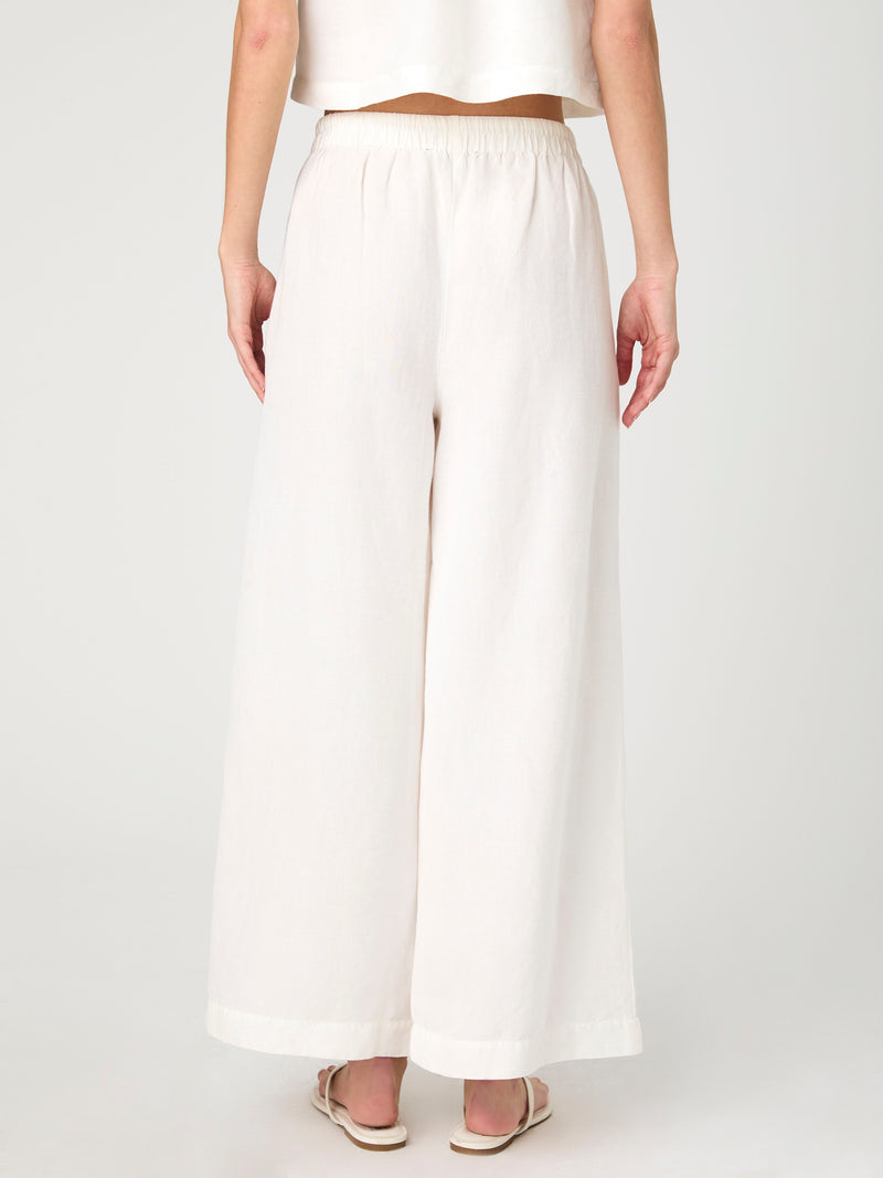 Birdie Linen Wide Leg Trouser