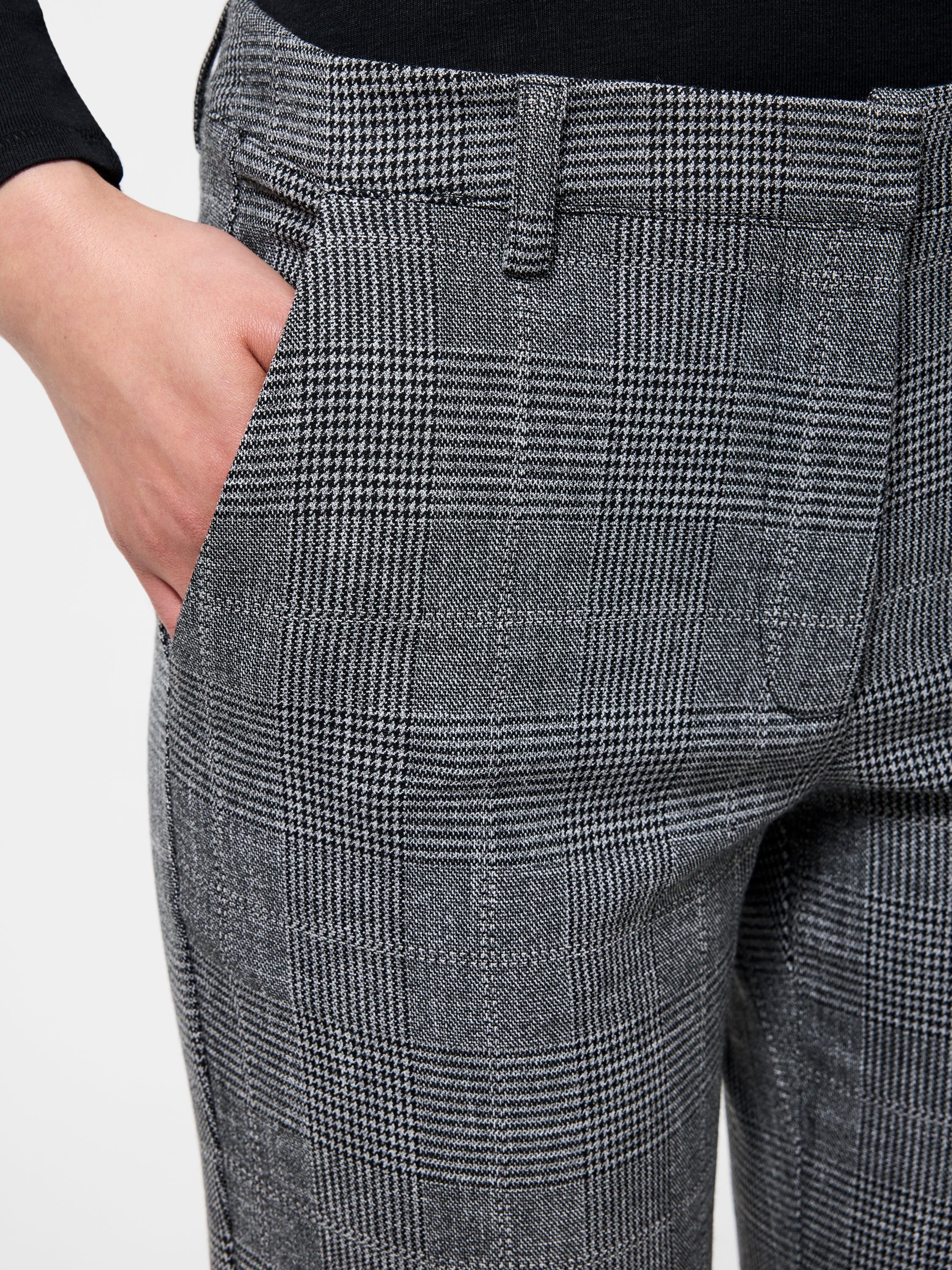 Owen Plaid Slim Pant Charcoal | French Connection US Owen Plaid Slim Pant Charcoal | French Connection US