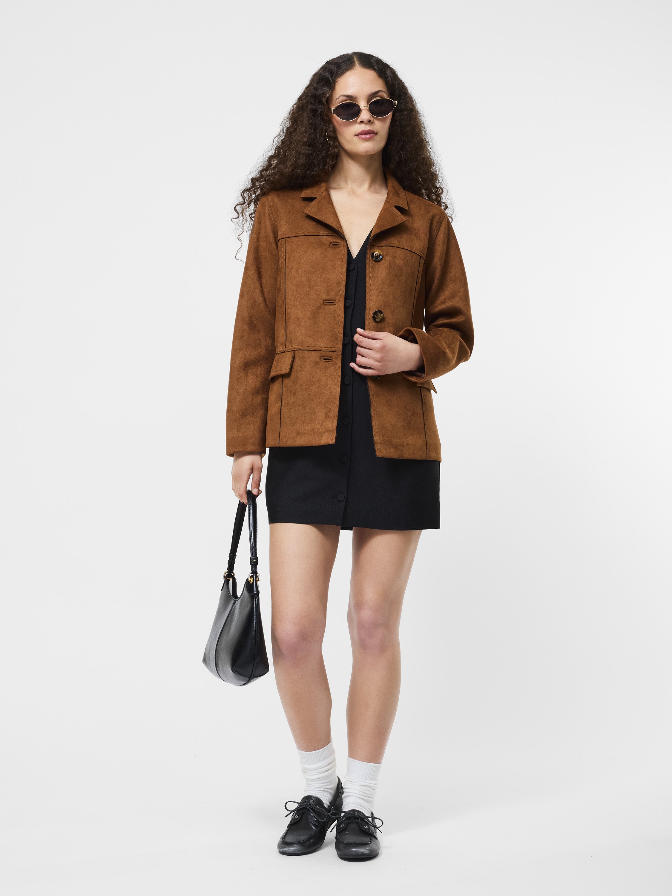Laney Faux Suede Jacket