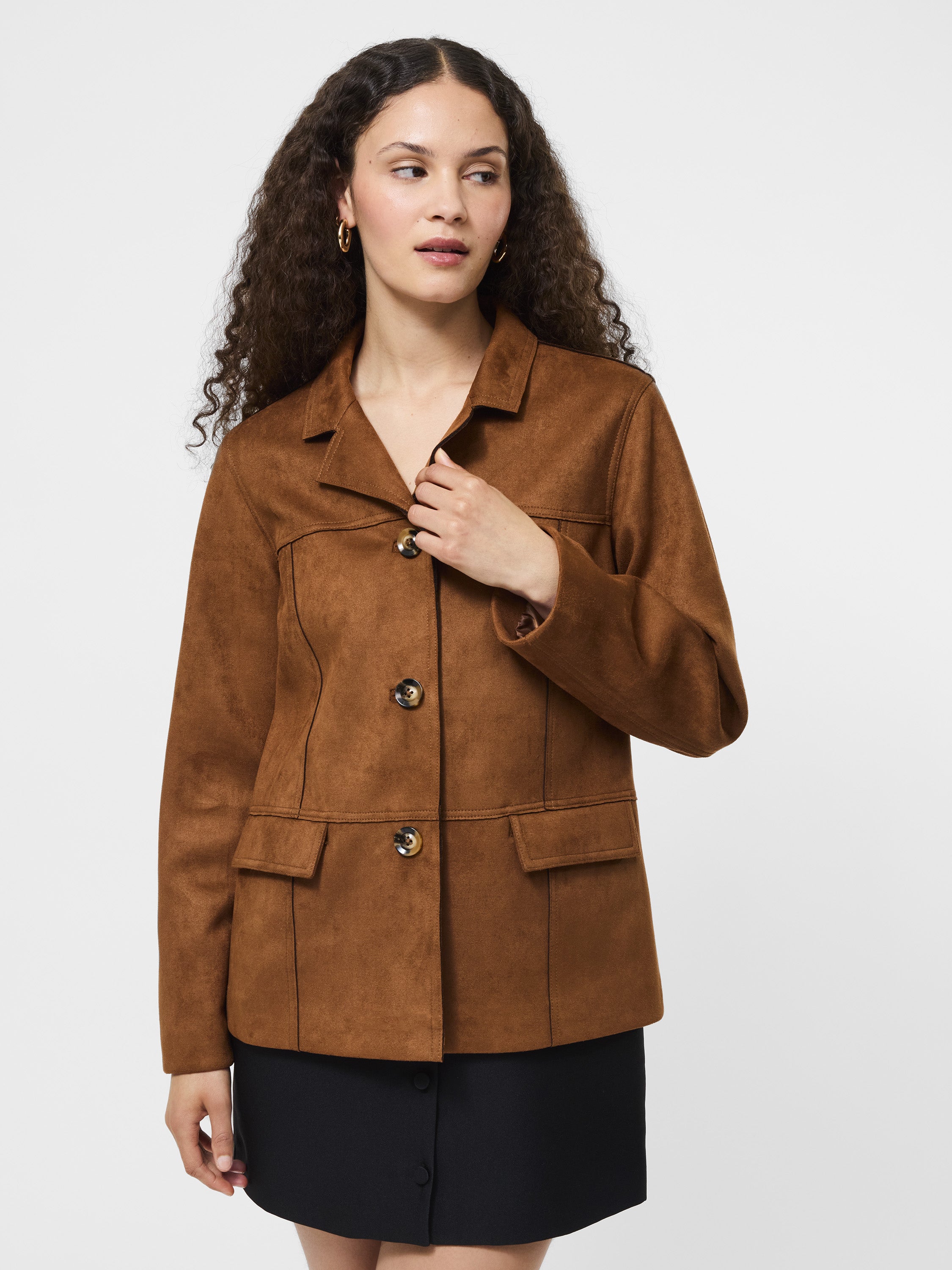 Laney Faux Suede Jacket