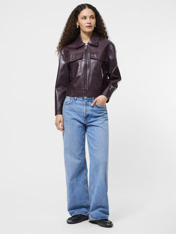 Kayleigh Vegan Leather Jacket