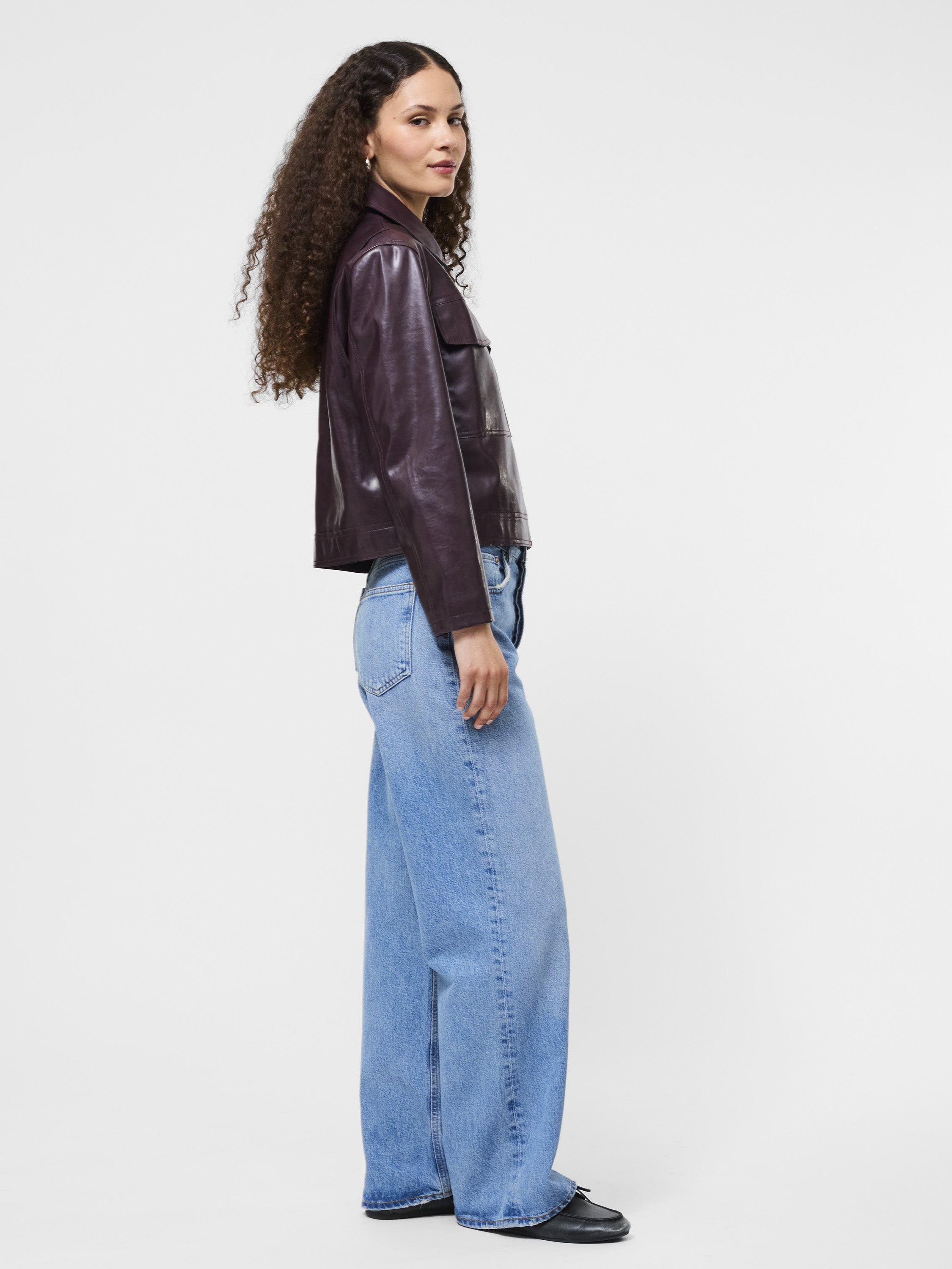 Kayleigh Vegan Leather Jacket