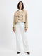 Cropped Twill Trench