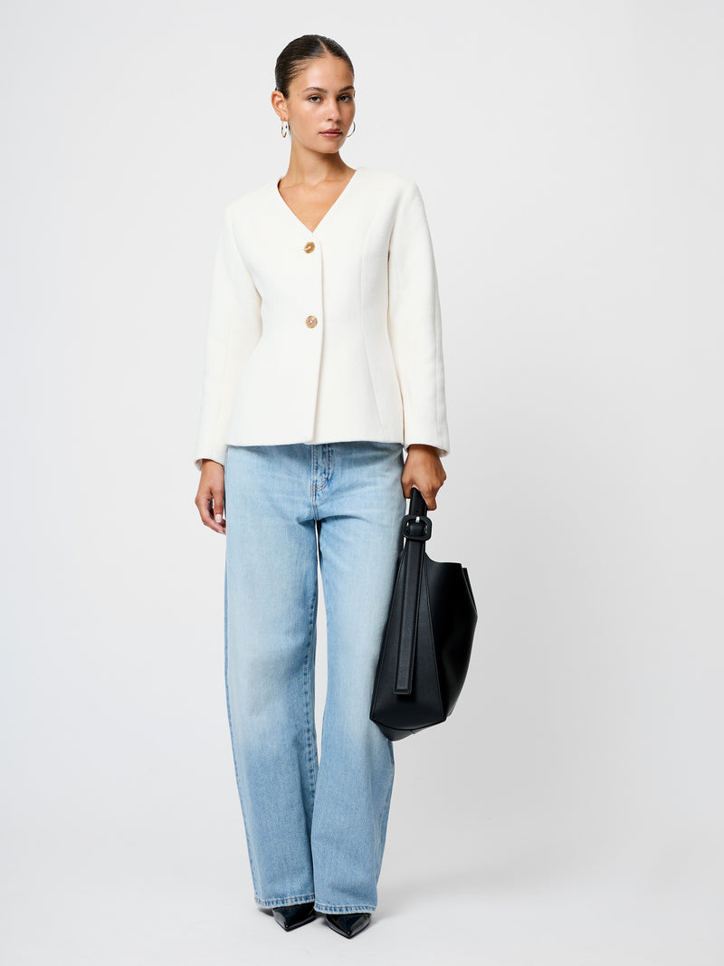 Textured Boiled Wool Jacket