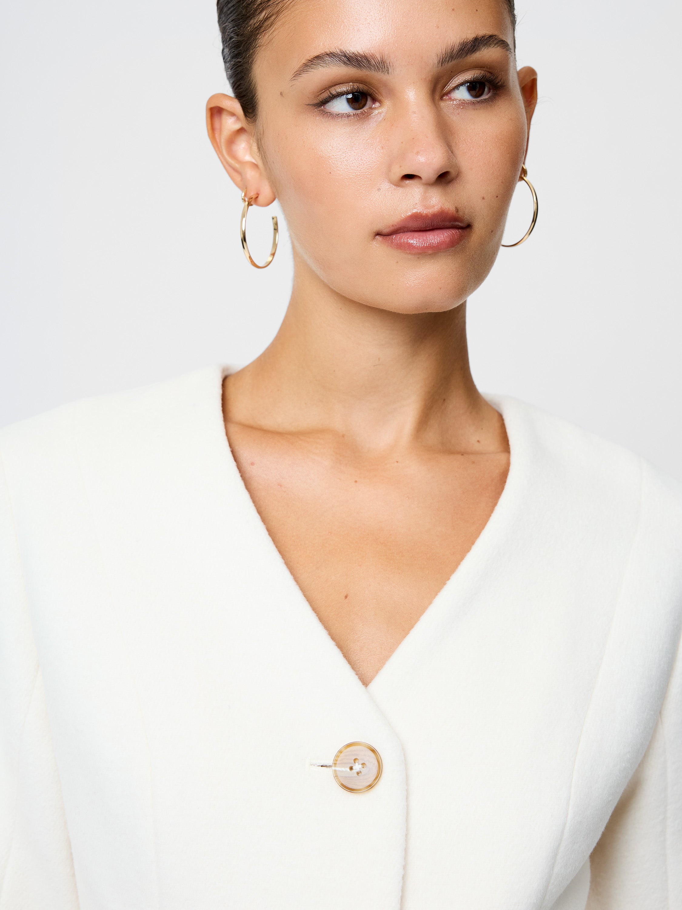 Textured Boiled Wool Jacket