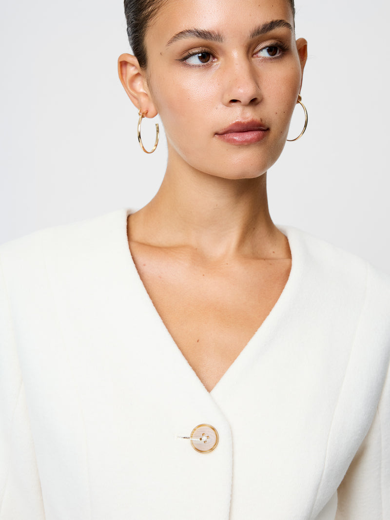 Textured Boiled Wool Jacket